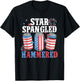 Retro Getting Star Spangled Hammered America 4th Of July Men T-Shirt - T-Shirt | Black