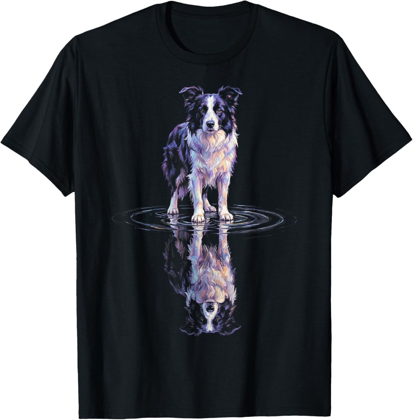 Border Collie T-Shirt - T-Shirt | Black