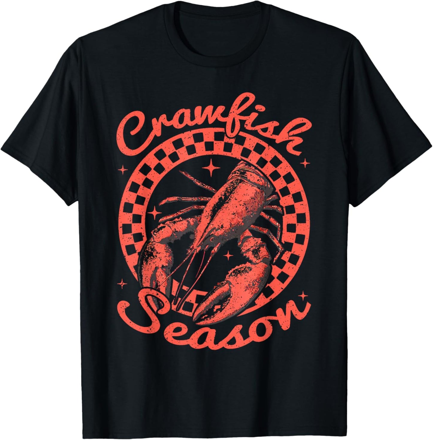 Crawfish Season Crawfish Boil Lobster Cajun Men Women T-Shirt - T-Shirt | Black
