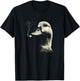 Croquis de Canard Fumeur drôle rétro Vapeur esthétique T-Shirt - T-Shirt | Black