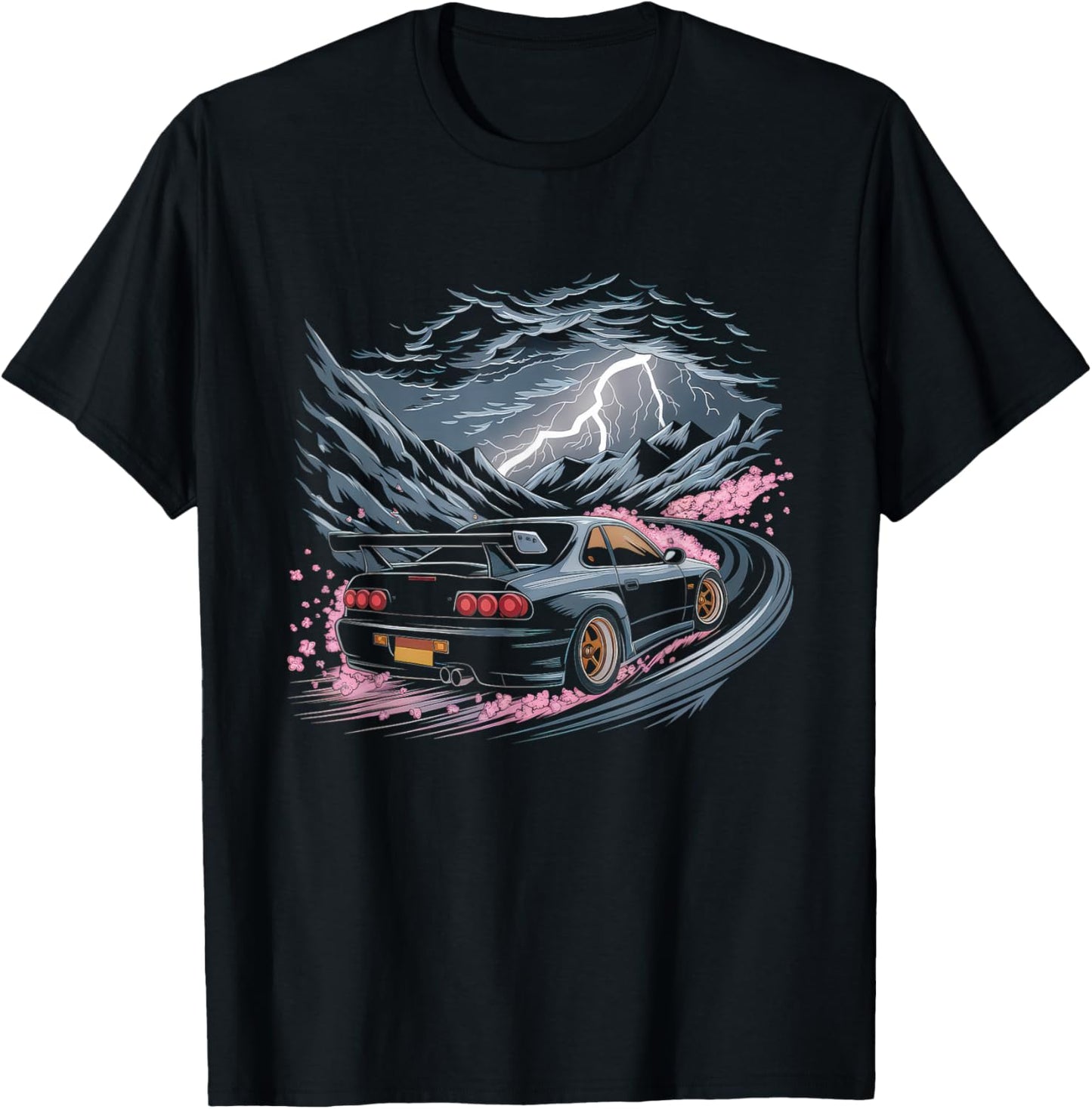 Japanese Car Men JDM Japan Street Racing Streetwear T-Shirt - T-Shirt | Black
