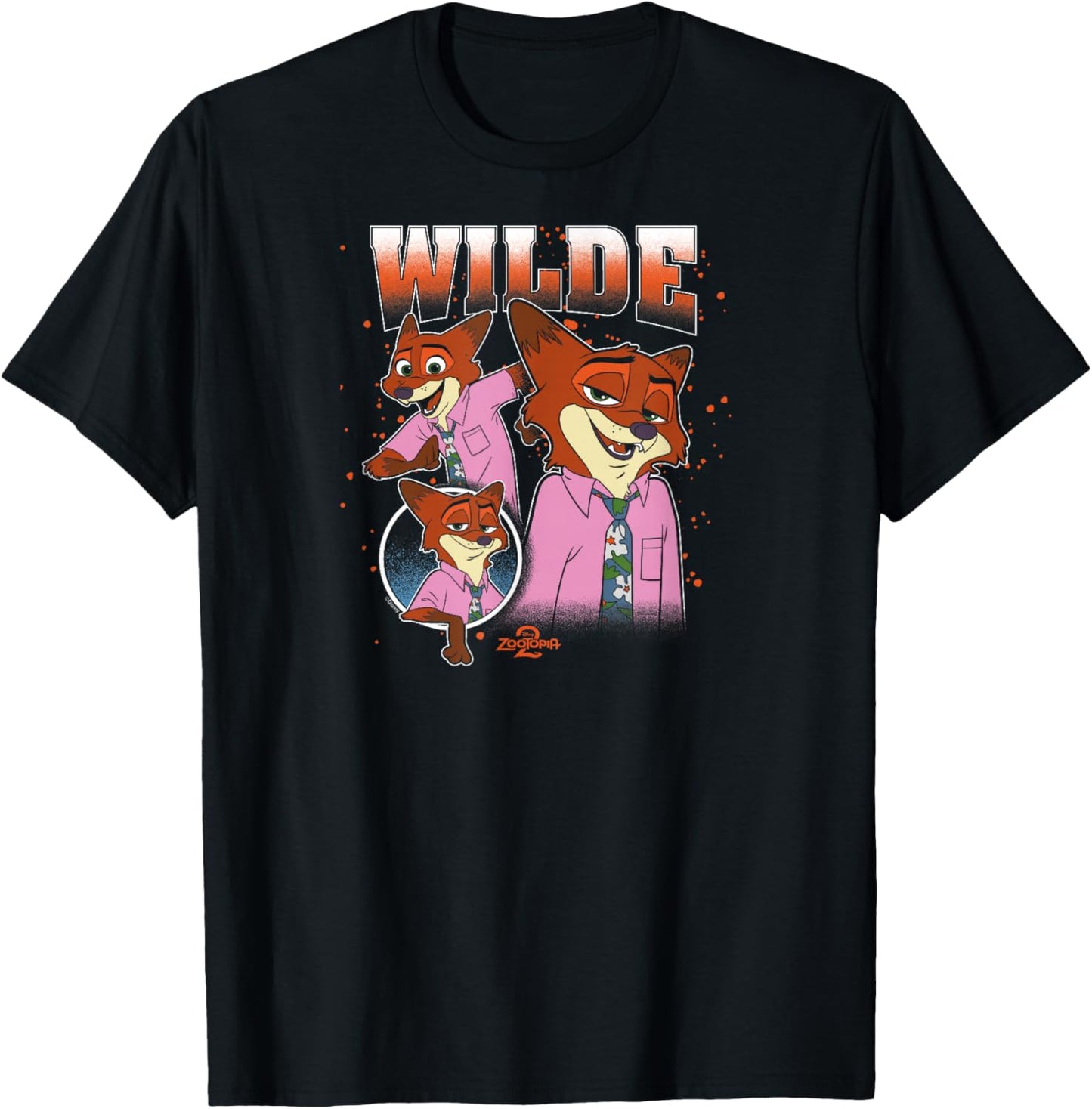 Zootopia 2 - Nick Wilde - Bootleg T-Shirt - T-Shirt | Black