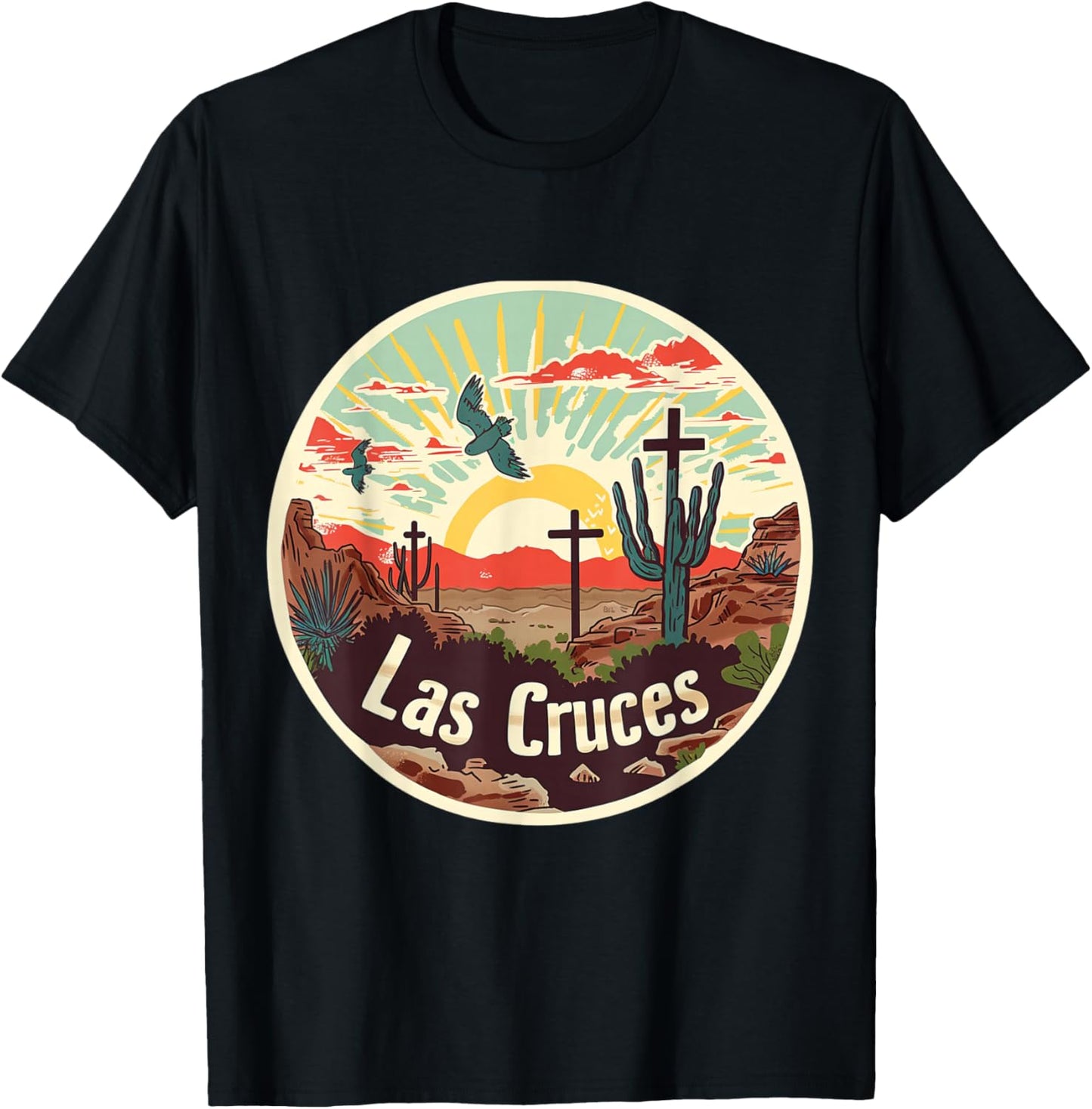 Las Cruces City of the Crosses New Mexico NM ABQ Desert T-Shirt - T-Shirt | Black