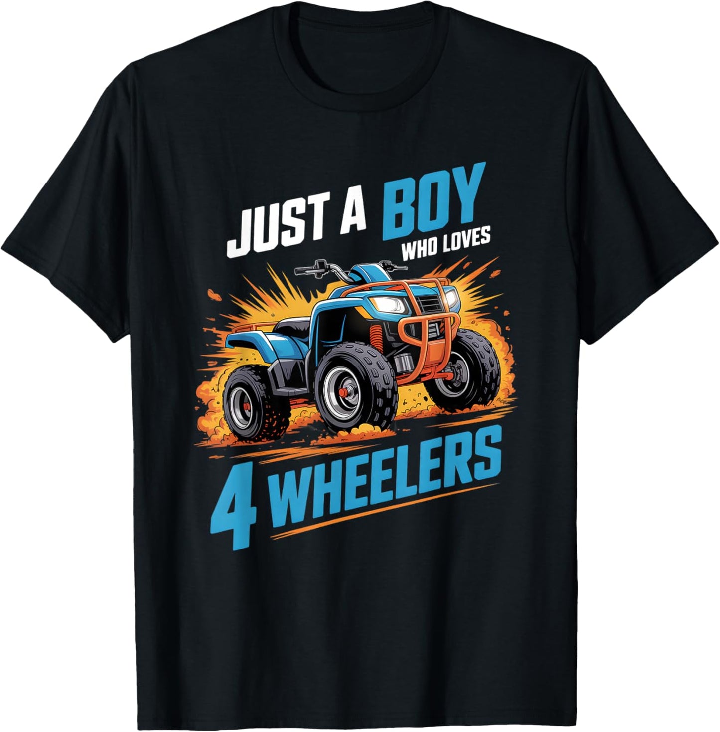 Boys 4 Wheeler T-Shirt - T-Shirt | Black