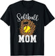 Softball Mom - Softball Lover Softball Mama Softballer T-Shirt - T-Shirt | Black