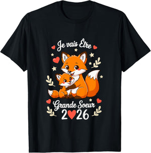 Child Future Big Sister 2026 I Will Be Big Sister 2026 T-Shirt - T-Shirt | Black