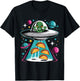 Funny Alien Ship Tacos Abduction UFO Extraterrestrial T-Shirt - T-Shirt | Black