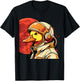 Cute Japanese Retro Space Astronaut Duck Anime Kids T-Shirt - T-Shirt | Black