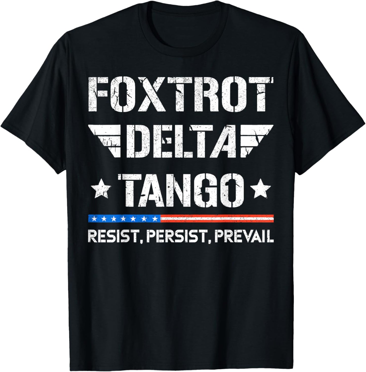 Foxtrots Deltas Tangos T-Shirt - T-Shirt | Black