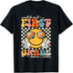 Watch Out First Grade Here I Come Back To School 1st Grade T-Shirt - T-Shirt | Black