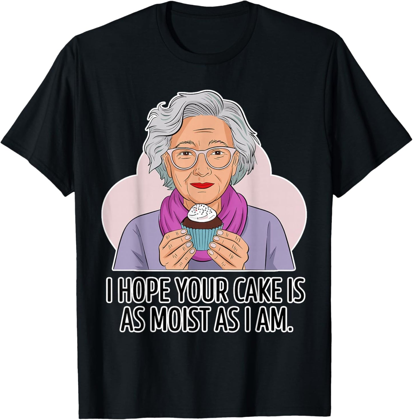 Funny Dirty Adult | Dirty Humor Moist Cake T-Shirt - T-Shirt | Black