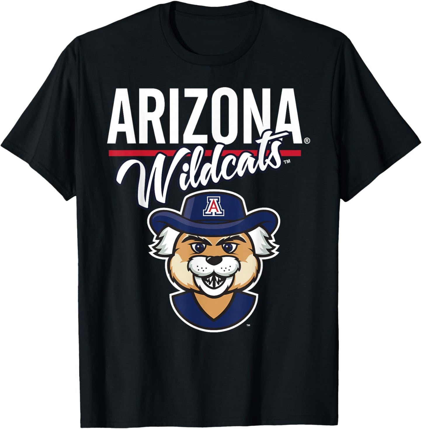 Arizona Wildcats Mascot Officially Licensed T-Shirt - T-Shirt | Black