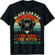 Black Labrador Retriever Dad Black Lab Dad T-Shirt - T-Shirt | Black