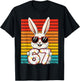 Retro Happy Easter Bunny 67 Six Seven Meme Boy Girl Kid T-Shirt - T-Shirt | Black