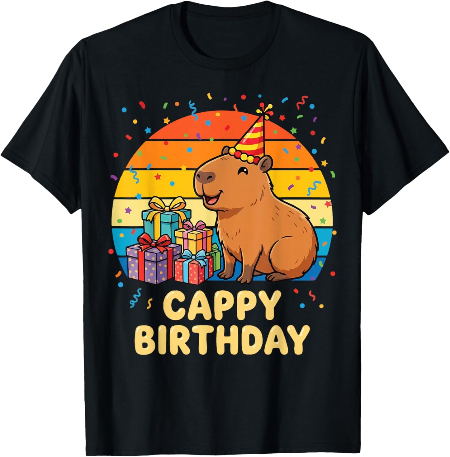 Cappy Birthday T-Shirt - T-Shirt | Black