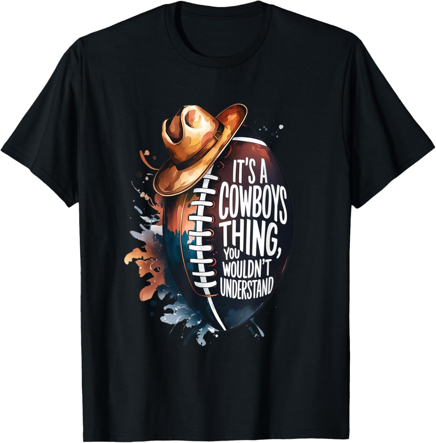It's A Cowboy Thing You Wouldn't Understand Men Texas Pride T-Shirt - T-Shirt | Black