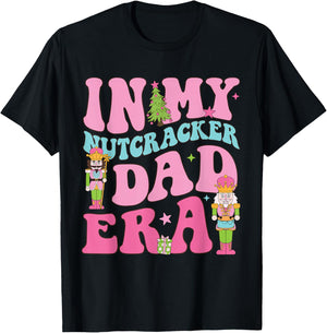 In My Nutcracker Dad Era Christmas Nutcracker Ballet Festive T-Shirt - T-Shirt | Black
