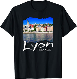 France Lyon T-Shirt - T-Shirt | Black