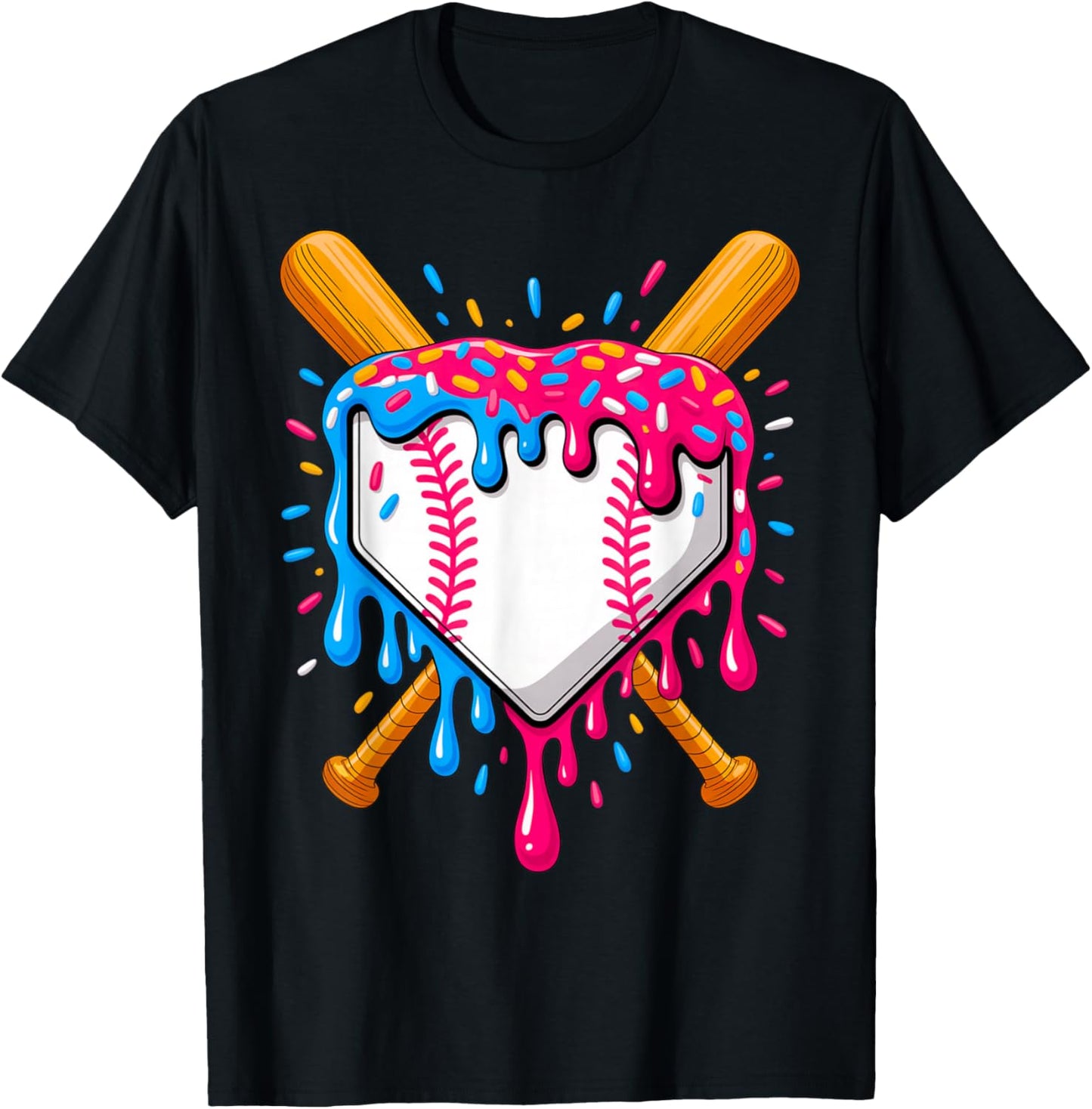 Baseball Respect The Drip Youth Boys Baseball T-Shirt - T-Shirt | Black