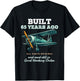 Gebaut 65 Jahren Old Vintage Flugzeug 65. Geburtstag Männer T-Shirt - T-Shirt | Black
