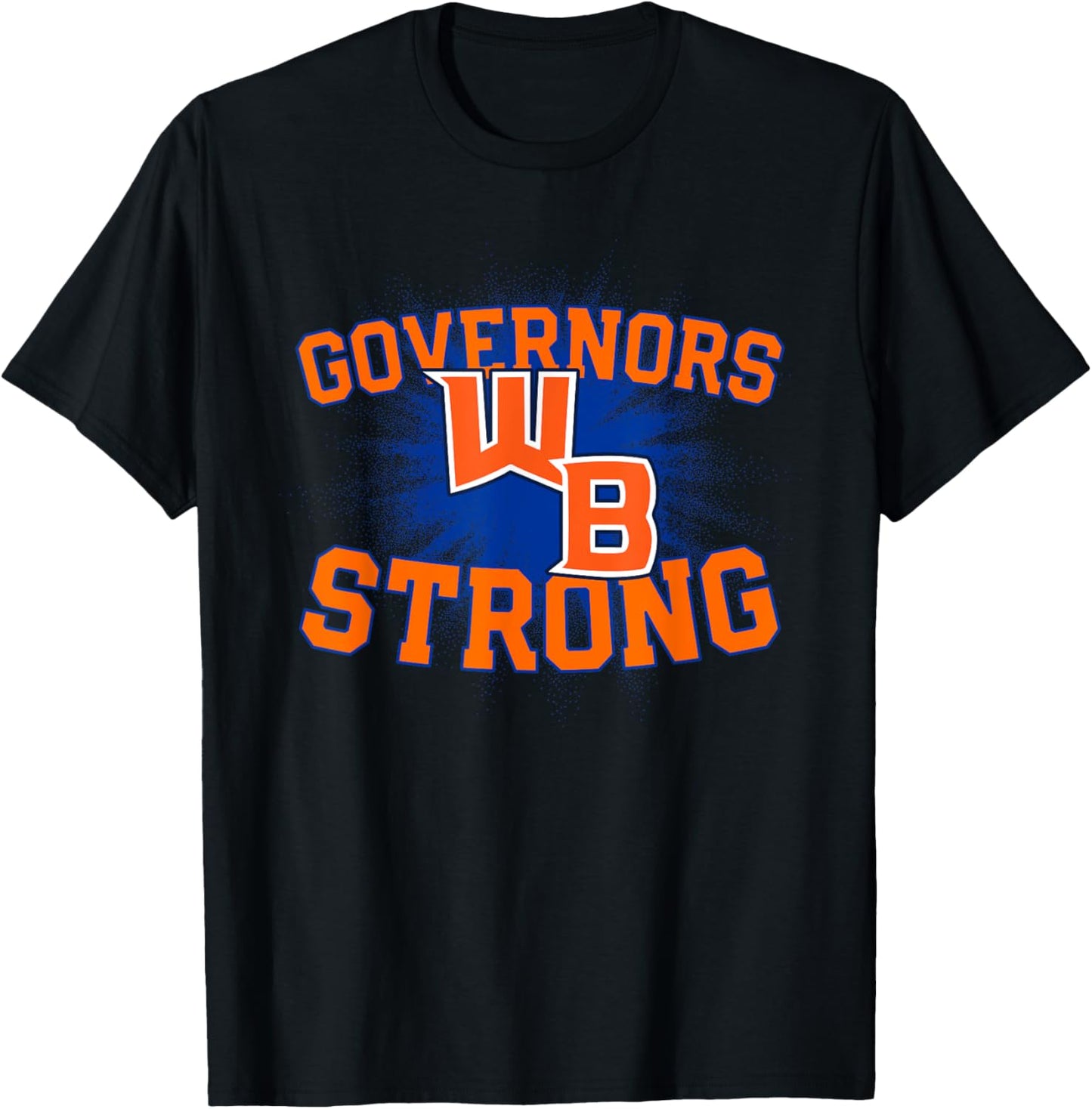 William Blount Governors Logo Strong Flag HS T-Shirt - T-Shirt | Black