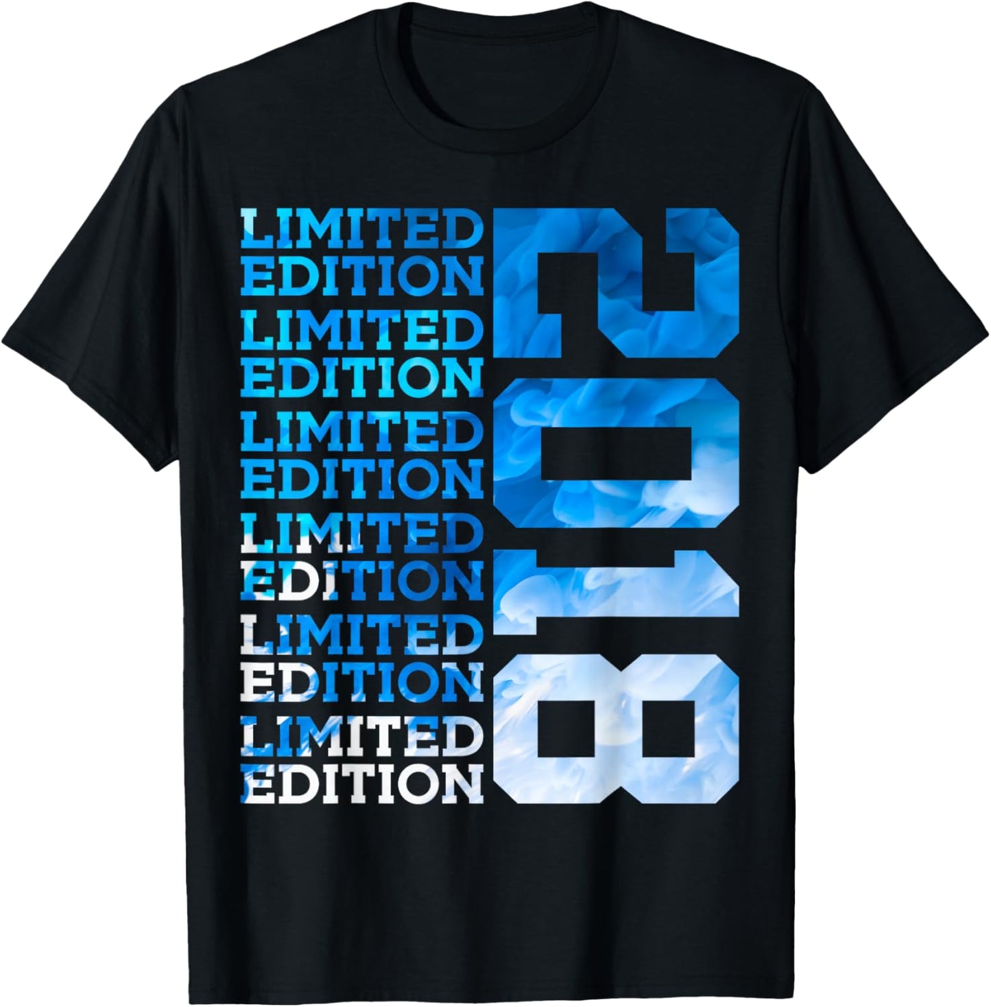 8 Years Limited Edition 2018 8TH Birthday T-Shirt - T-Shirt | Black