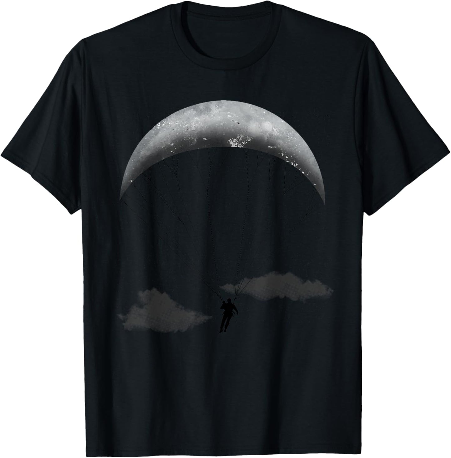 Paragliding Art Women Paraglide Paramotor Paraglider T-Shirt - T-Shirt | Black