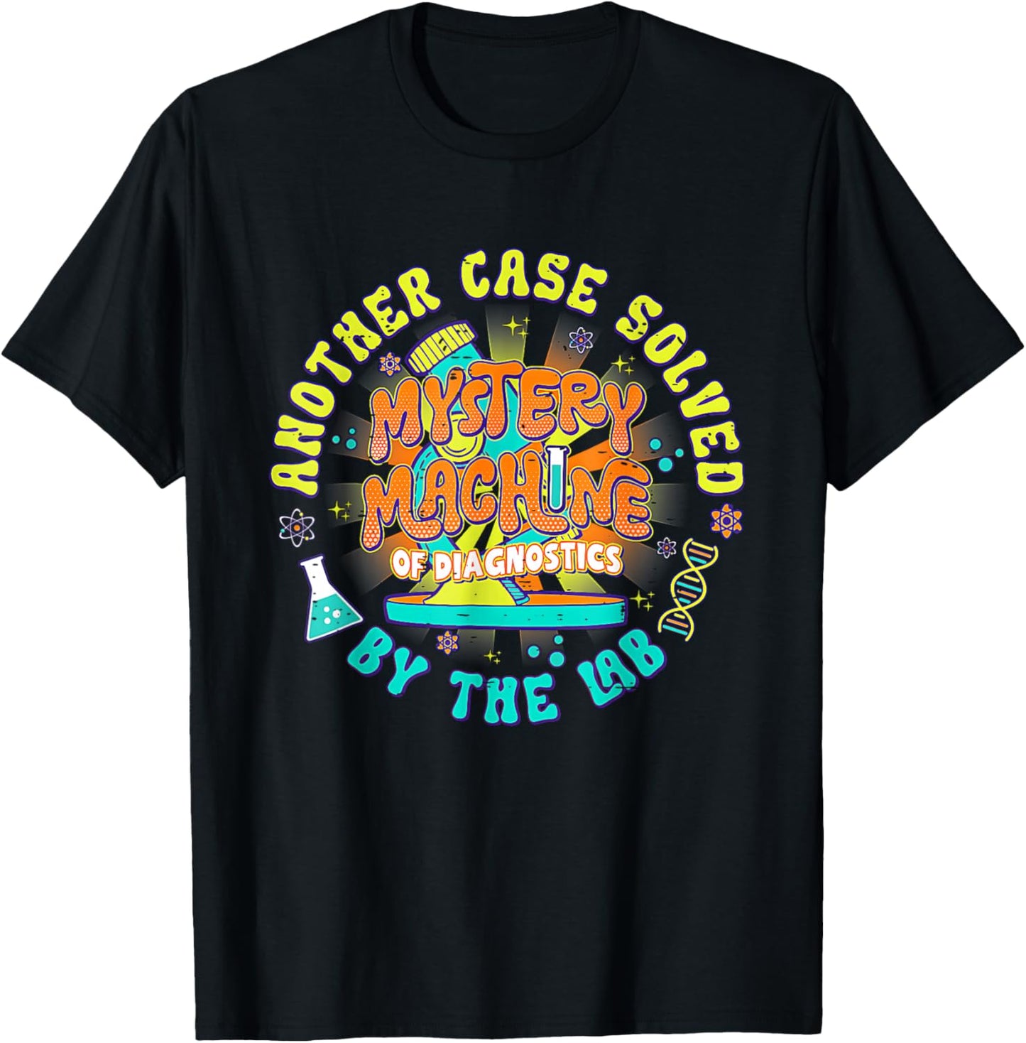 Another Case Solved By The Lab Week 2025 Mystery Machine T-Shirt - T-Shirt | Black