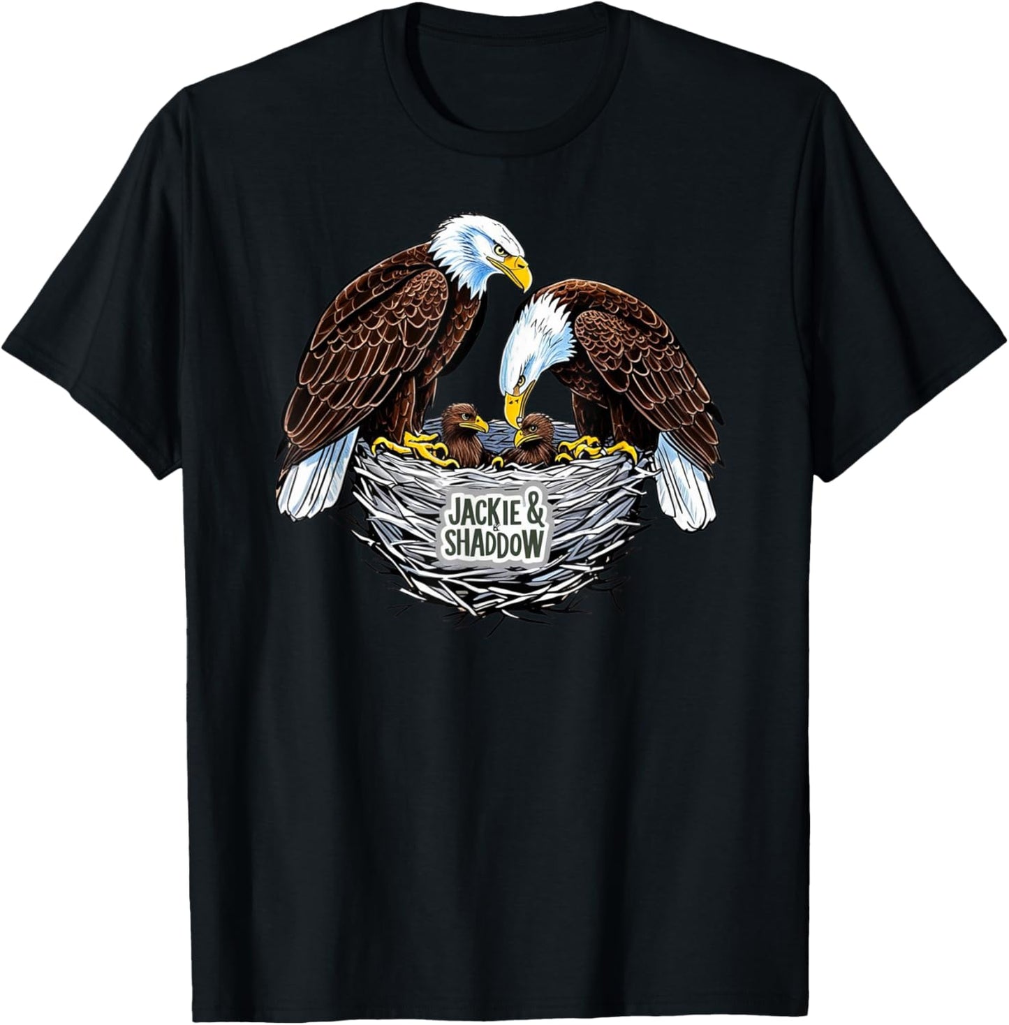 Jackie and Shaddow is Big Bear Eagle is California Eagles T-Shirt - T-Shirt | Black