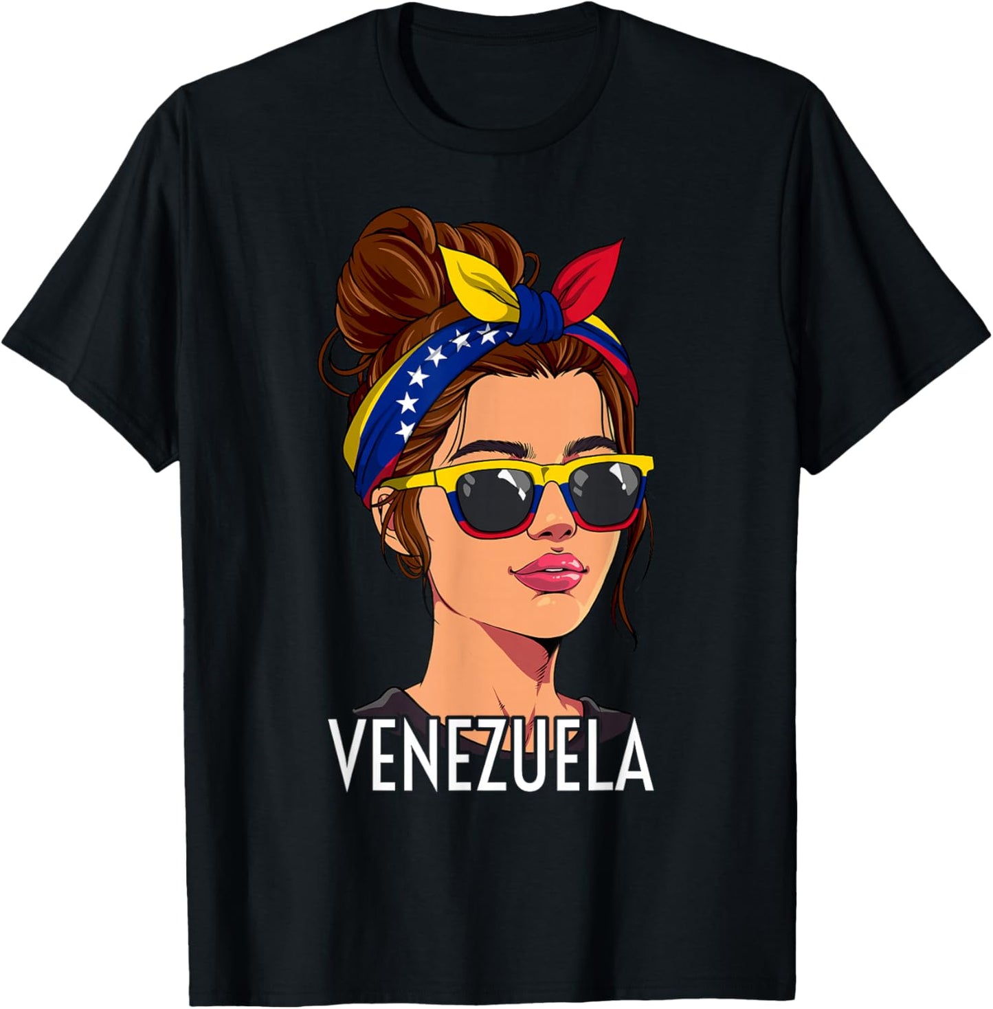 Venezuela Woman Venezuelan T-Shirt - T-Shirt | Black