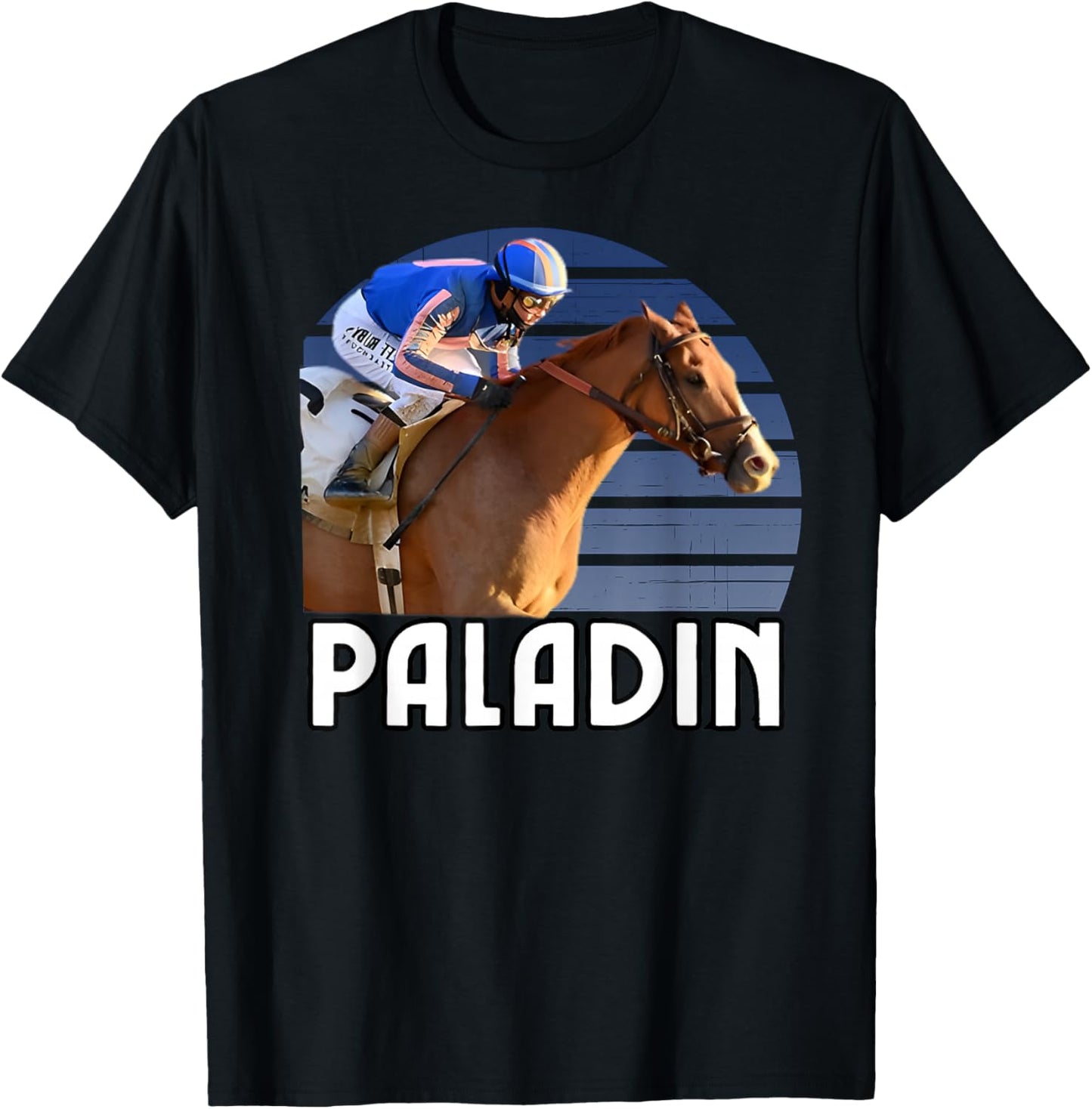 Paladin Cheval, Course de Chevaux, Santa Anita, Del Mar, Chevaux T-Shirt - T-Shirt | Black
