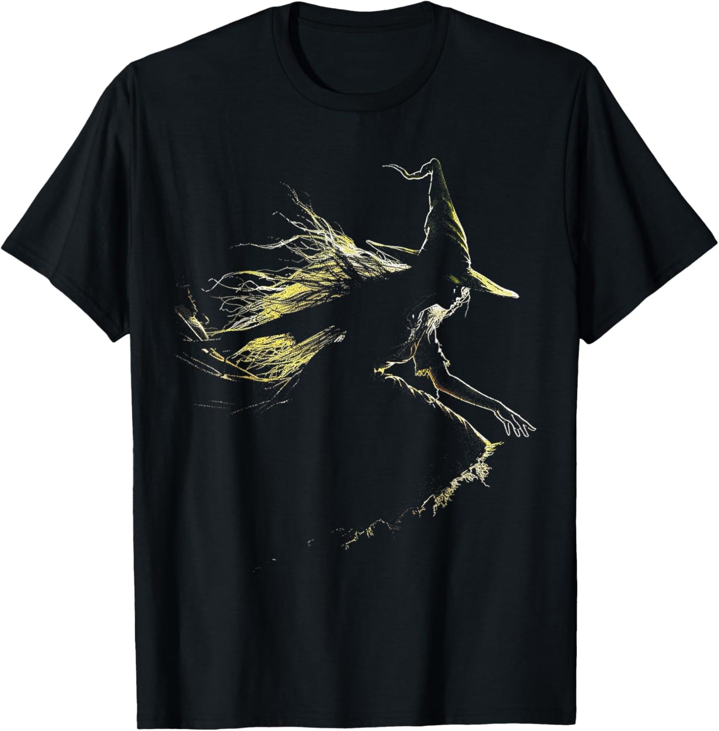 Witch Costume Halloween Spooky Art Witch T-Shirt - T-Shirt | Black