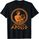 Mythologis Ancient Greece Gods Greek Mythology Apollo T-Shirt - T-Shirt | Black