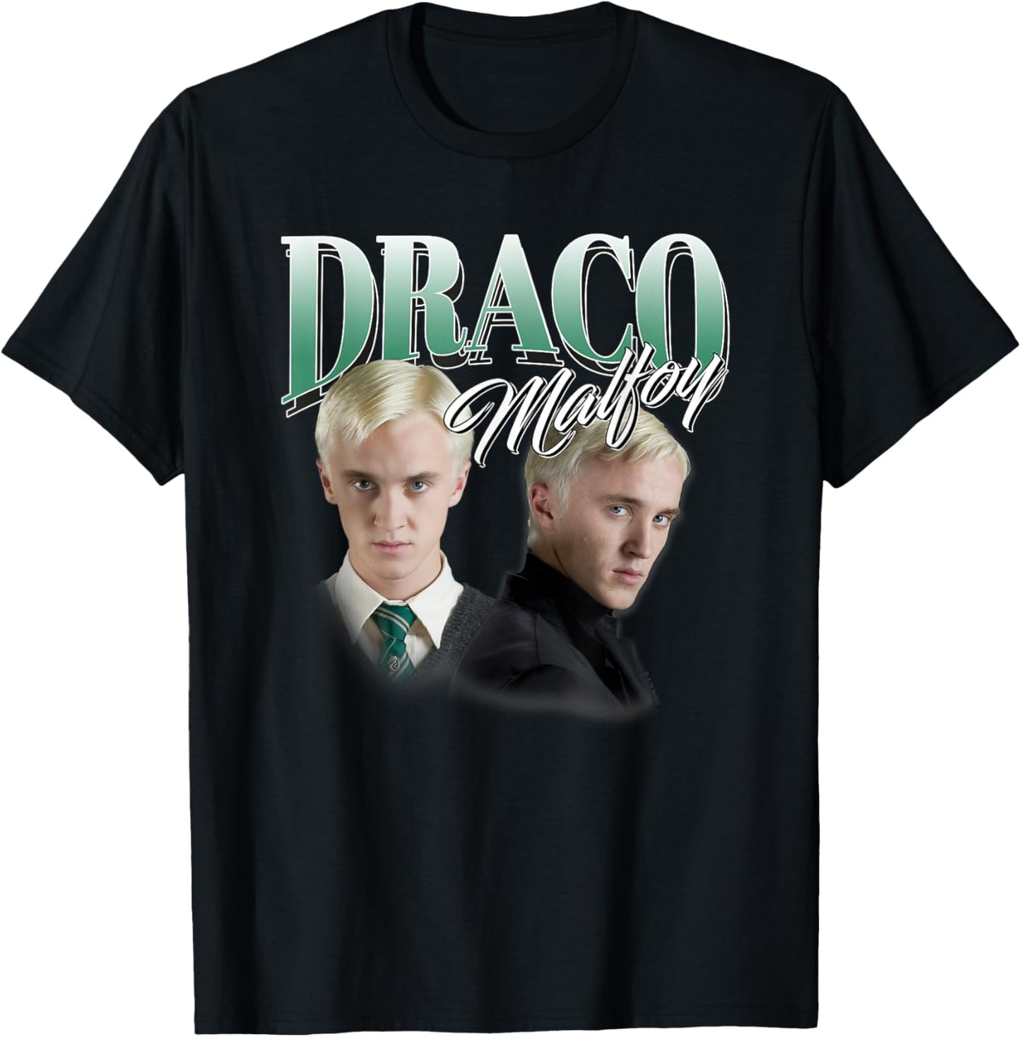 Harry Potter Draco Malfoy Homage T-Shirt - T-Shirt | Black