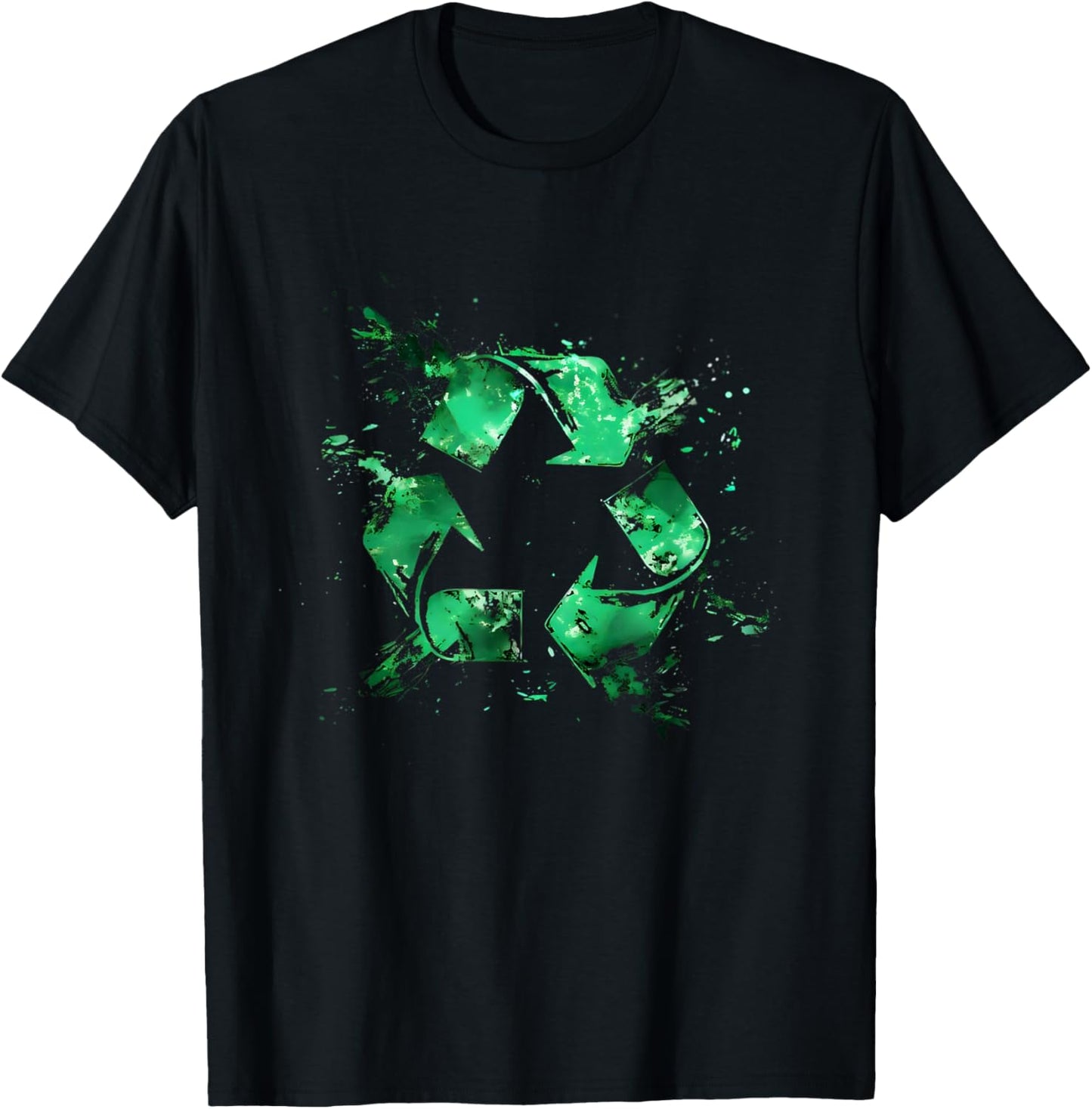 Vintage recycling , recycle T-Shirt - T-Shirt | Black