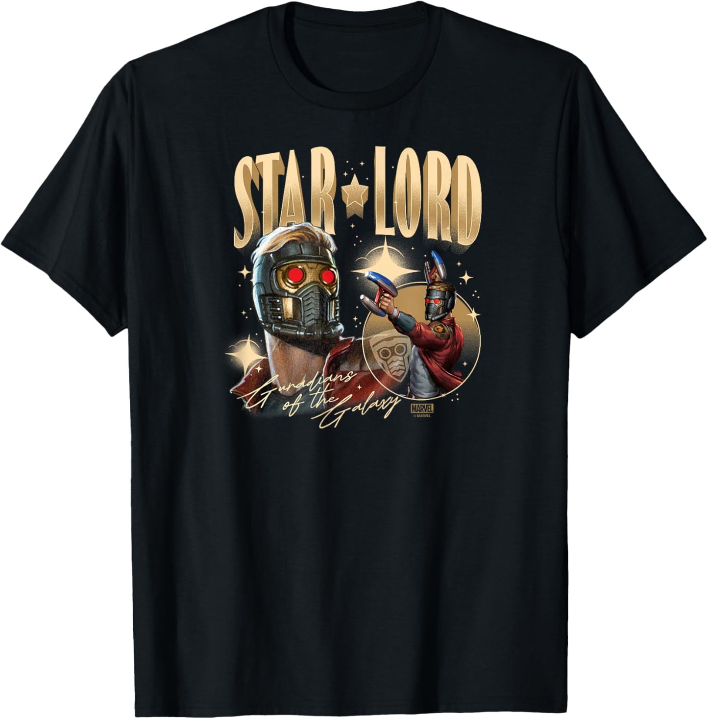Guardians of The Galaxy - Star Lord Bootleg T-Shirt - T-Shirt | Black