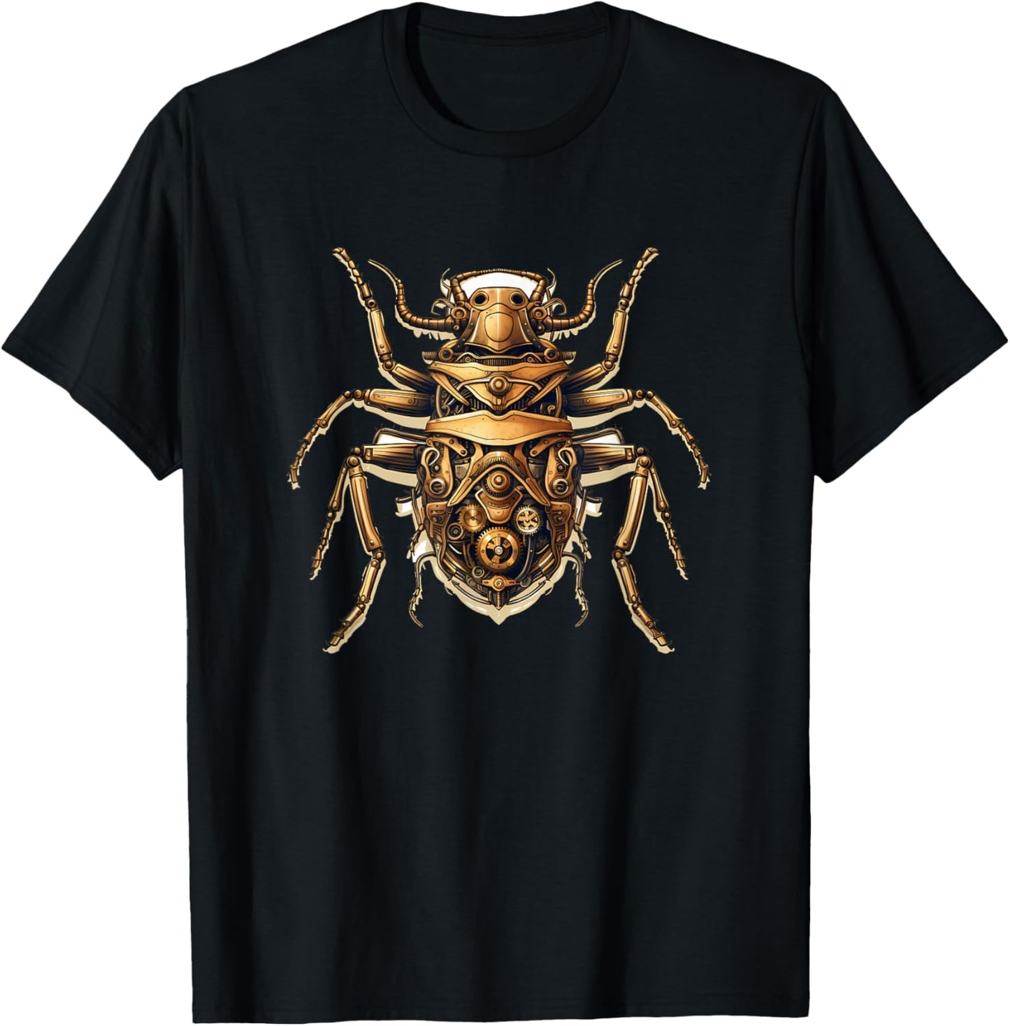 Bug Steam Punk Insect Art Steampunk Bug T-Shirt - T-Shirt | Black