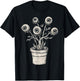 Eyes Eyeballs Plant Weird Goth Grunge Odd Strange Aesthetic T-Shirt - T-Shirt | Black
