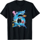 Sea Ocean Number 6rd Birthday Boys and Girls T-Shirt - T-Shirt | Black