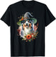 Australian Shepherd Dog Watercolor Artwork T-Shirt - T-Shirt | Black