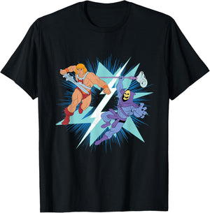 Die Meister des Universums He-Man gegen Skeletor T-Shirt - T-Shirt | Black