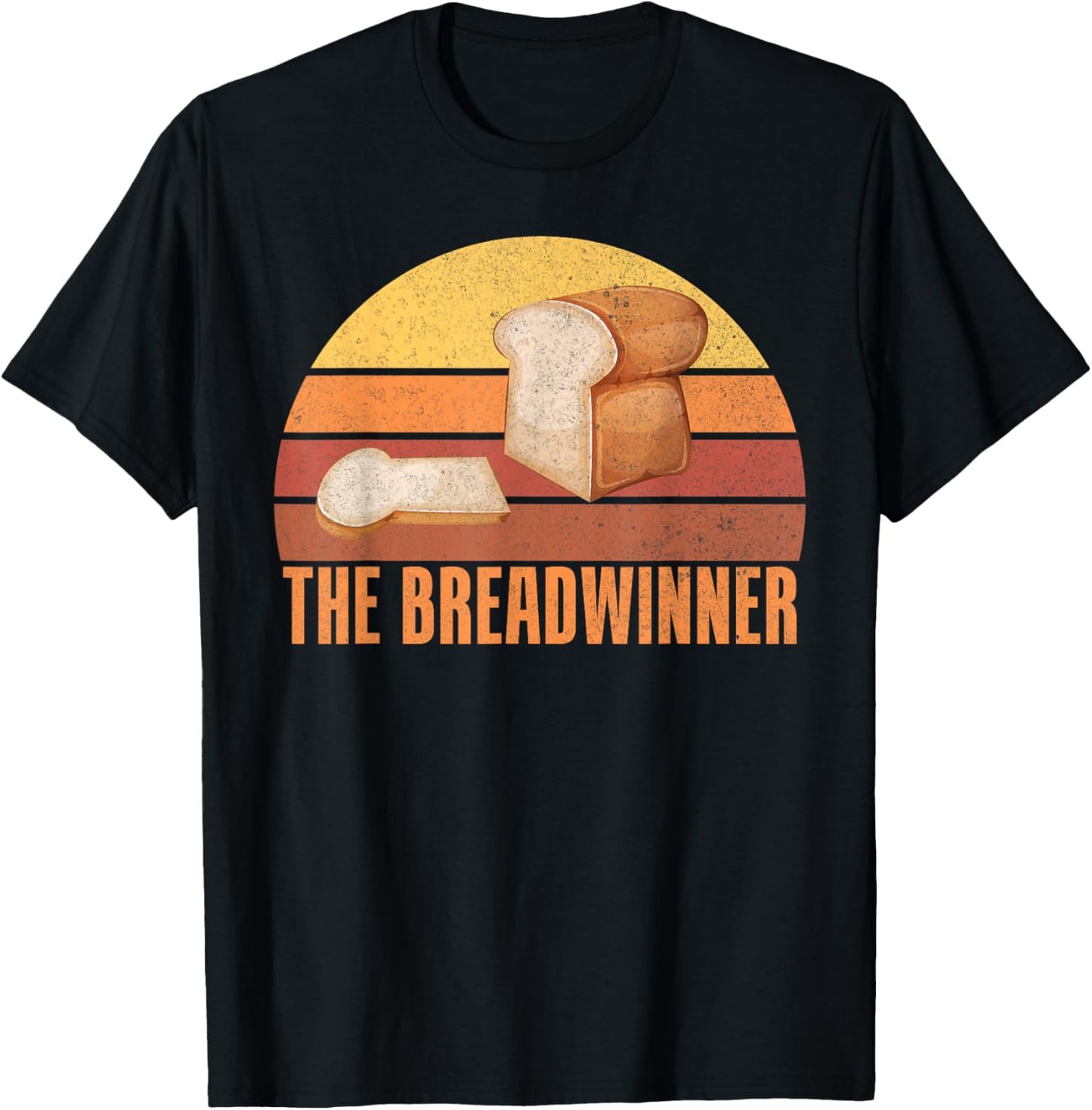 The Breadwinner Bread Baking T-Shirt - T-Shirt | Black