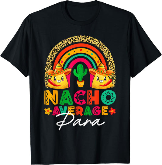 Nacho Average Para Sombrero Hat Mexican Fiesta Cinco De Mayo T-Shirt - T-Shirt | Black