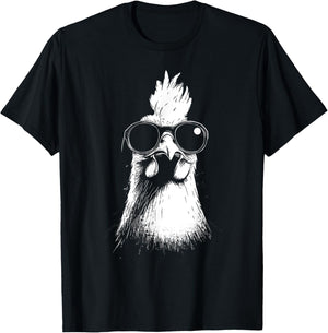 Funny Chicken cool Graffiti Urban art street T-Shirt - T-Shirt | Black