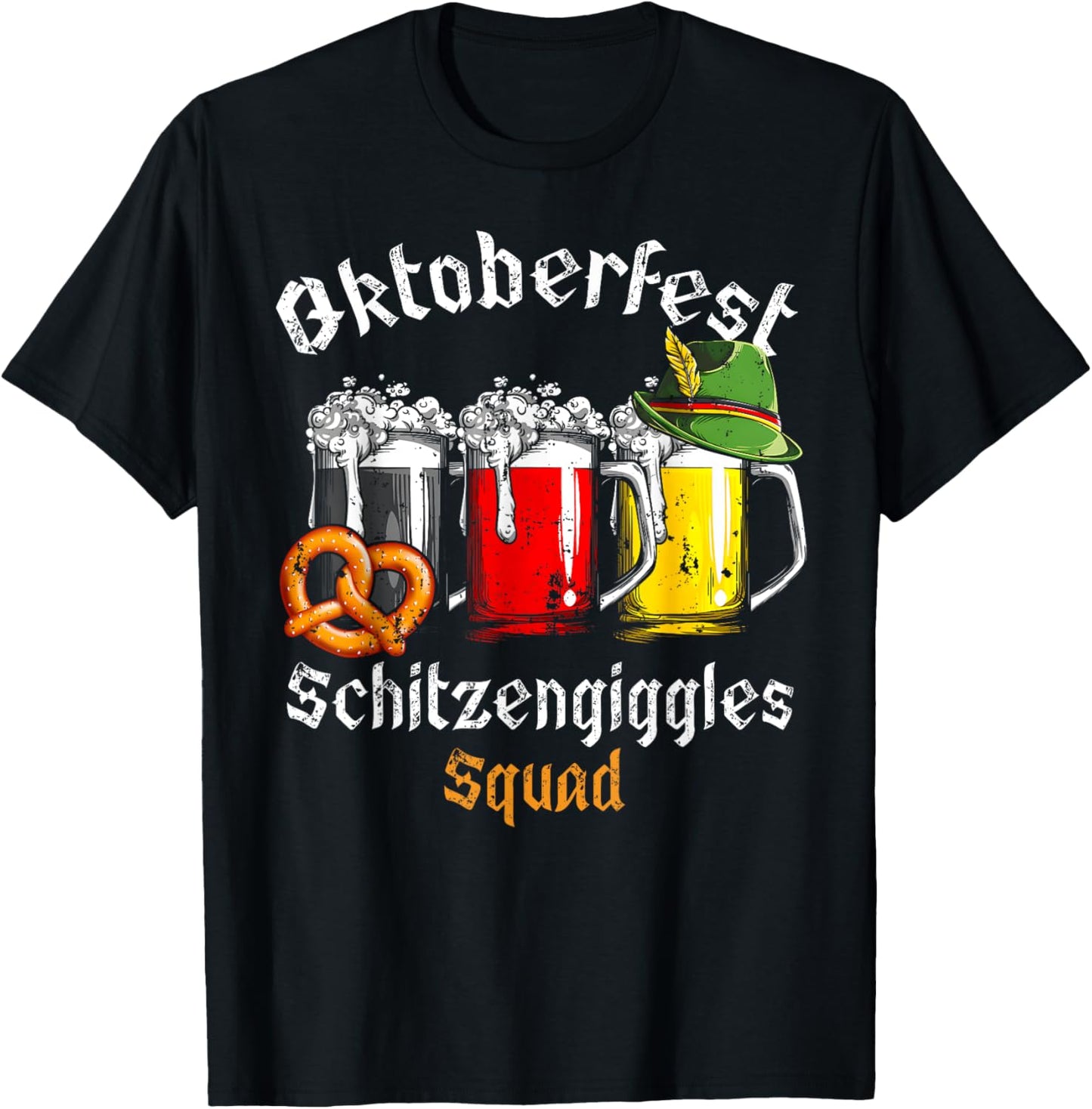 Oktoberfest Squad Germany Funny Festival Beer T-Shirt - T-Shirt | Black