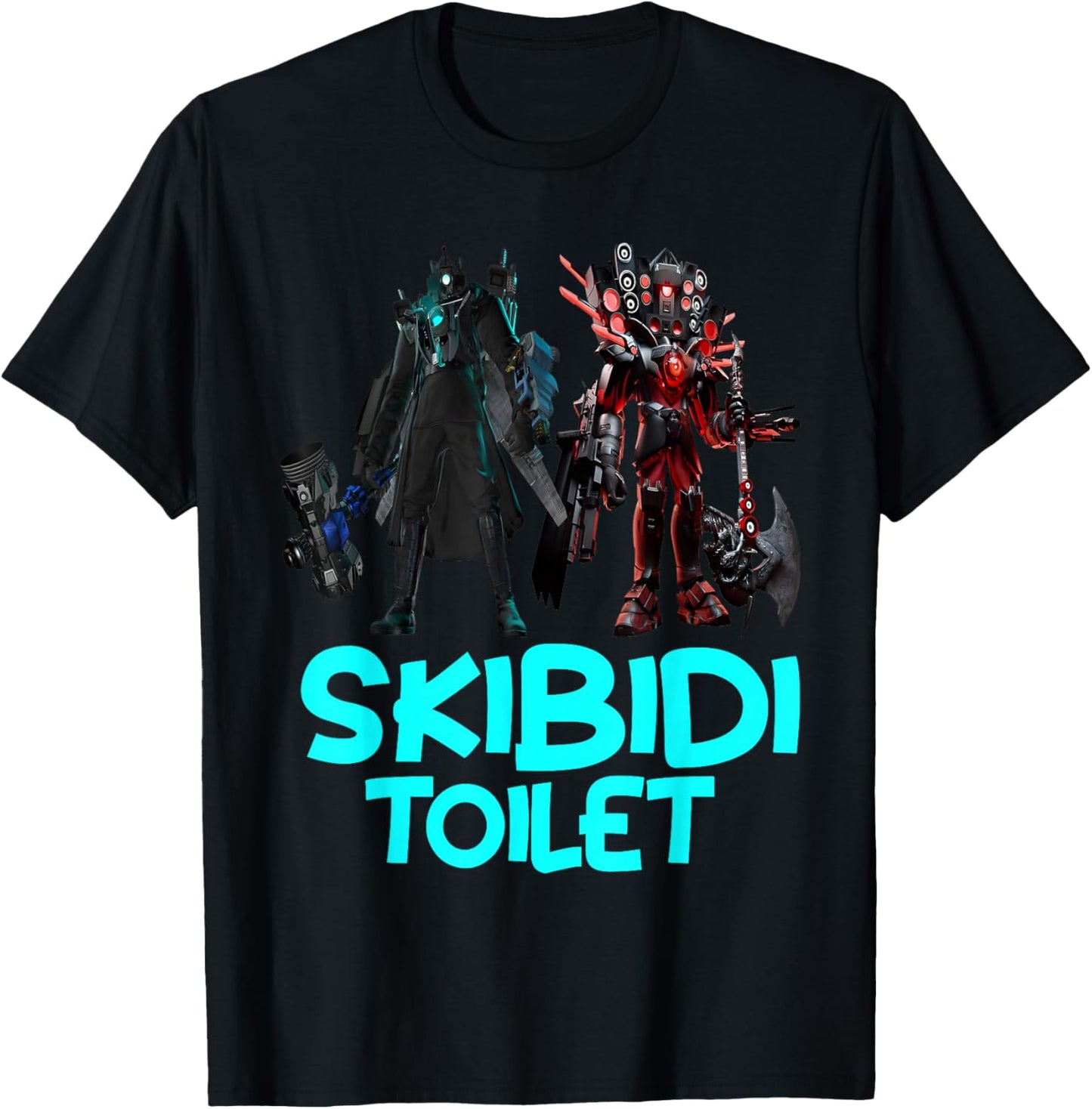 Birthday Boy Gifts for Kids, Adults Skibidi toilet T-Shirt - T-Shirt | Black