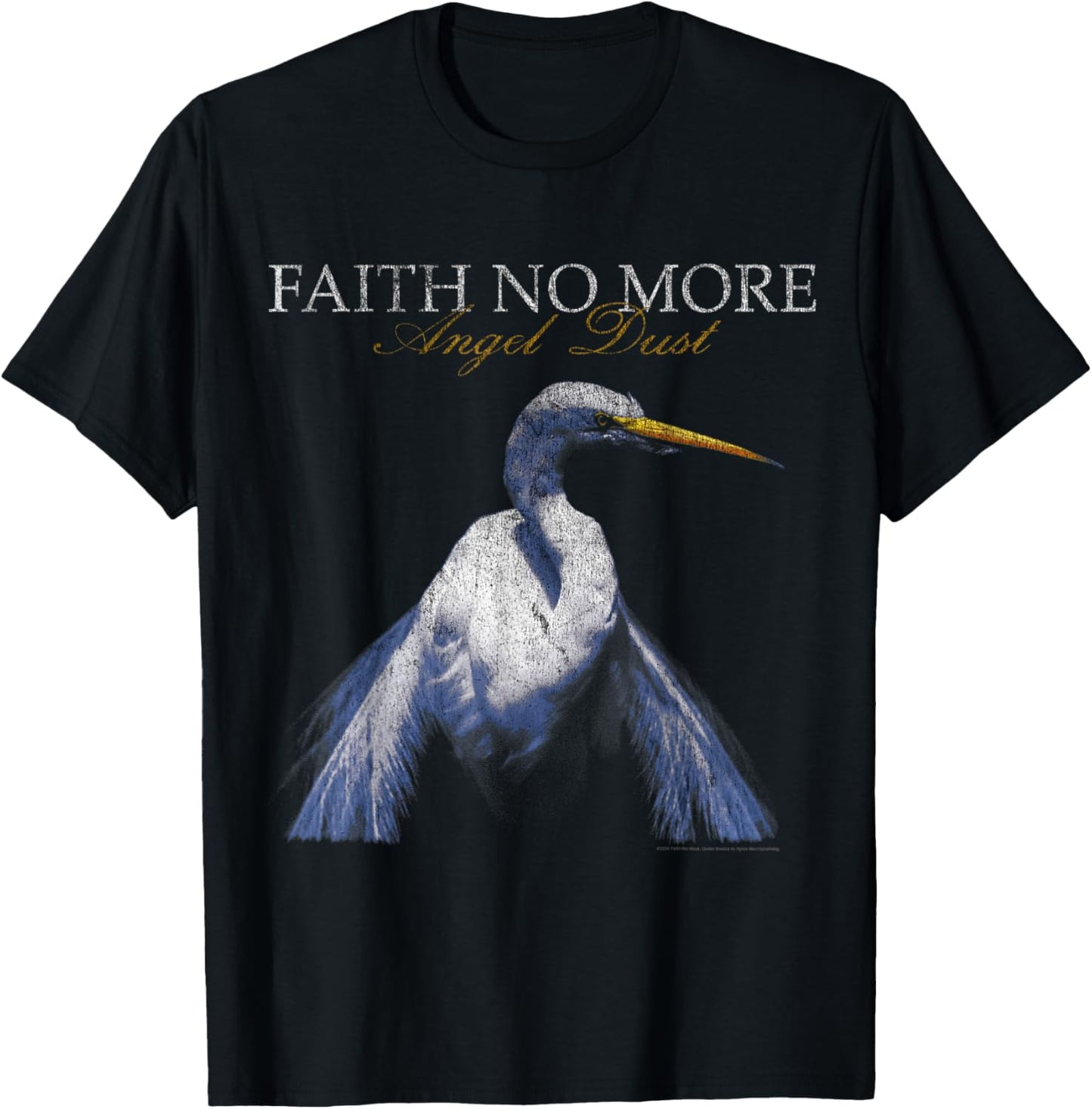 Official Faith No More Angel Dust Alternative Metal Album T-Shirt - T-Shirt | Black
