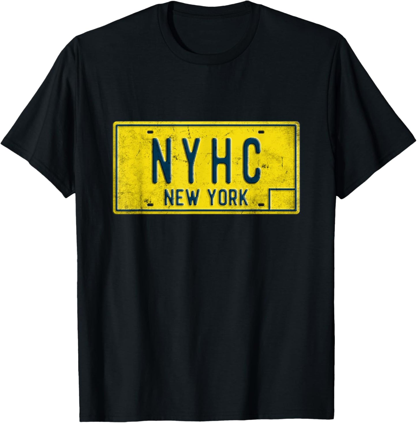 Retro Old School New York Hardcore NYHC Punk Rock Music NYC T-Shirt - T-Shirt | Black