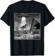 Cat Men Women Conspiracy Theory Funny Fun T-Shirt - T-Shirt | Black