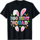 Egg Hunt Squad Bunny Happy Easter Day T-Shirt - T-Shirt | Black